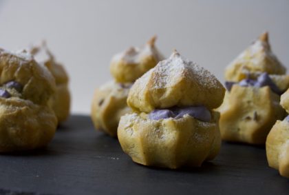 Lavendelvandbakkelser