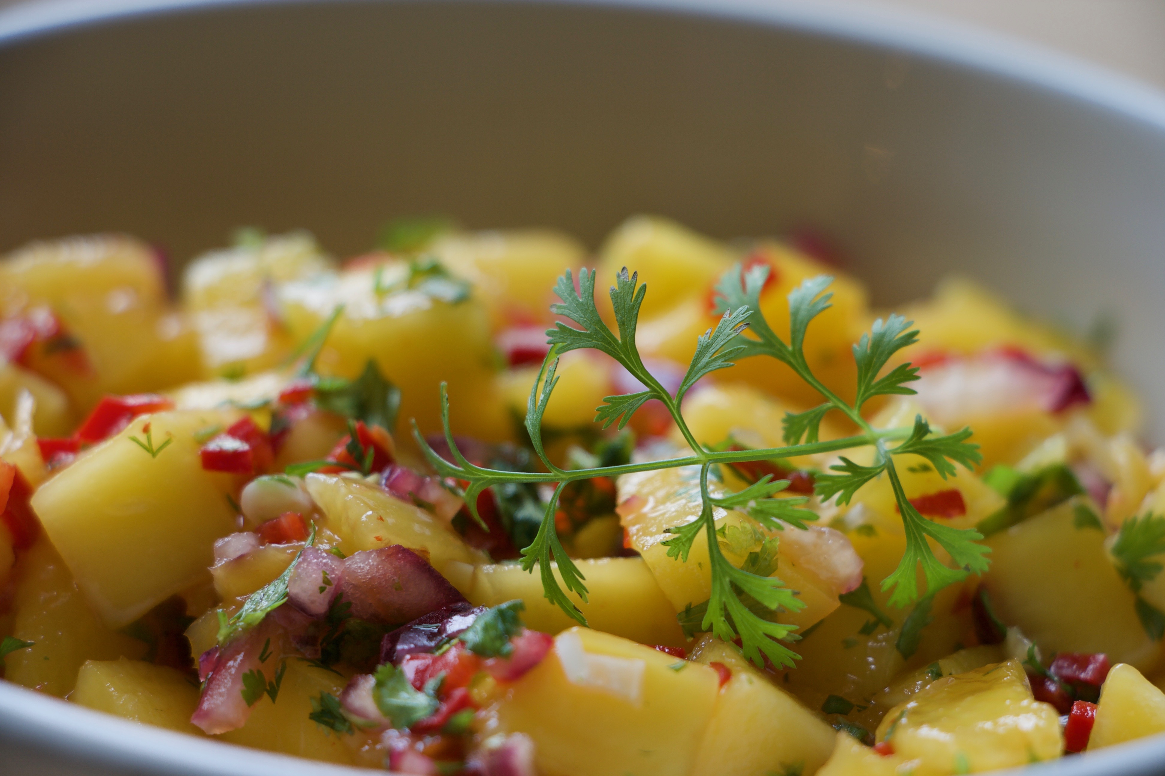 Texmex Mango-chili-salat