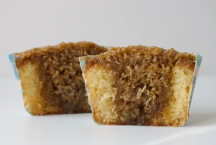 Mille Marie muffins - drømmekage med marcipan
