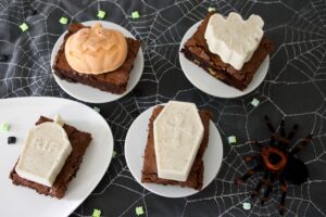 Kokosmouse på brownie halloween Bagvrk.dk