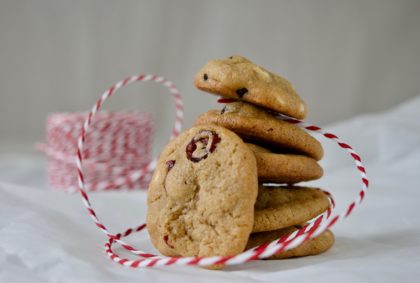 Tranebærcookies