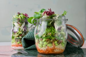 Salat i glas