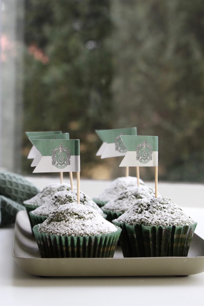 Slytherin cupcake