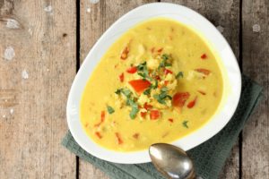 Mulligatawny suppe. En supernem opskrift fra Bagvrk.dk.