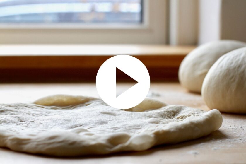Video til formning af pizza