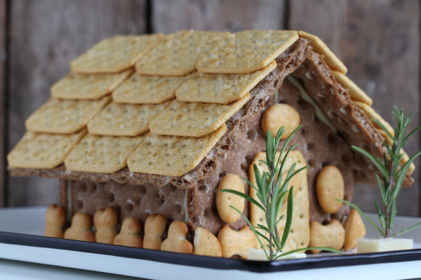 Knækbrødshus. En opgradering til tapas eller ostebord fra Bagvrk.dk.