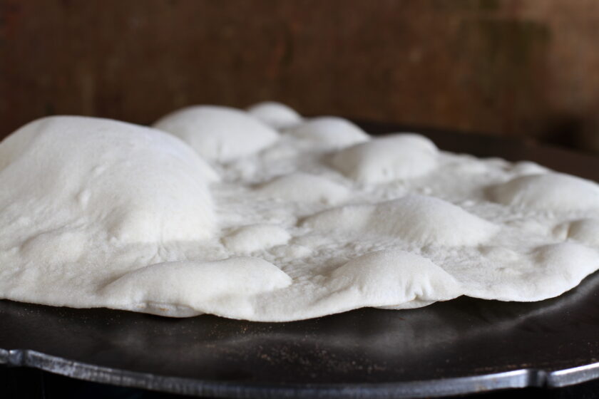 Store bobler i hvedetortillas - Bagvrk.dk