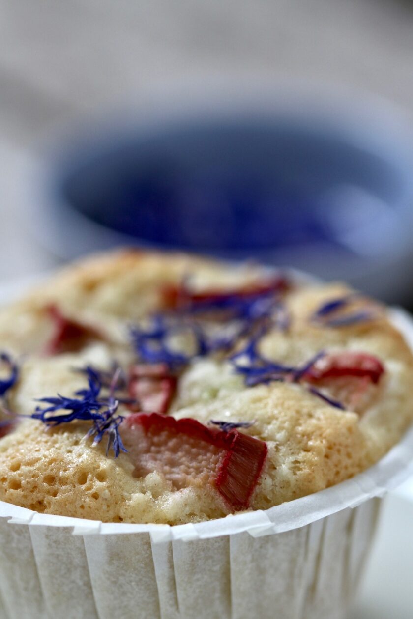 Kokosmuffins med rabarber - Bagvrk.dk