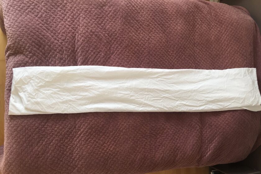 Sådan folder du et stræklagen perfekt, step 3