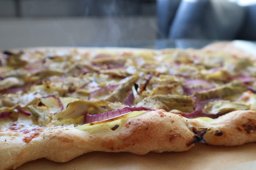 En pizza bagt på Diablosteel Bagvrk.dk