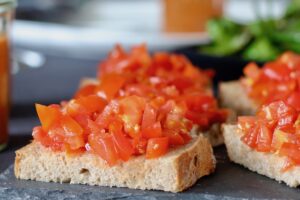 Pan con tomates tapas udvalgt brød med tomater bruschetta Bagvrk.dk