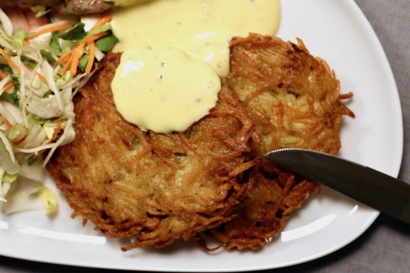 Rösti med bearnaisesauce Bagvrk.dk