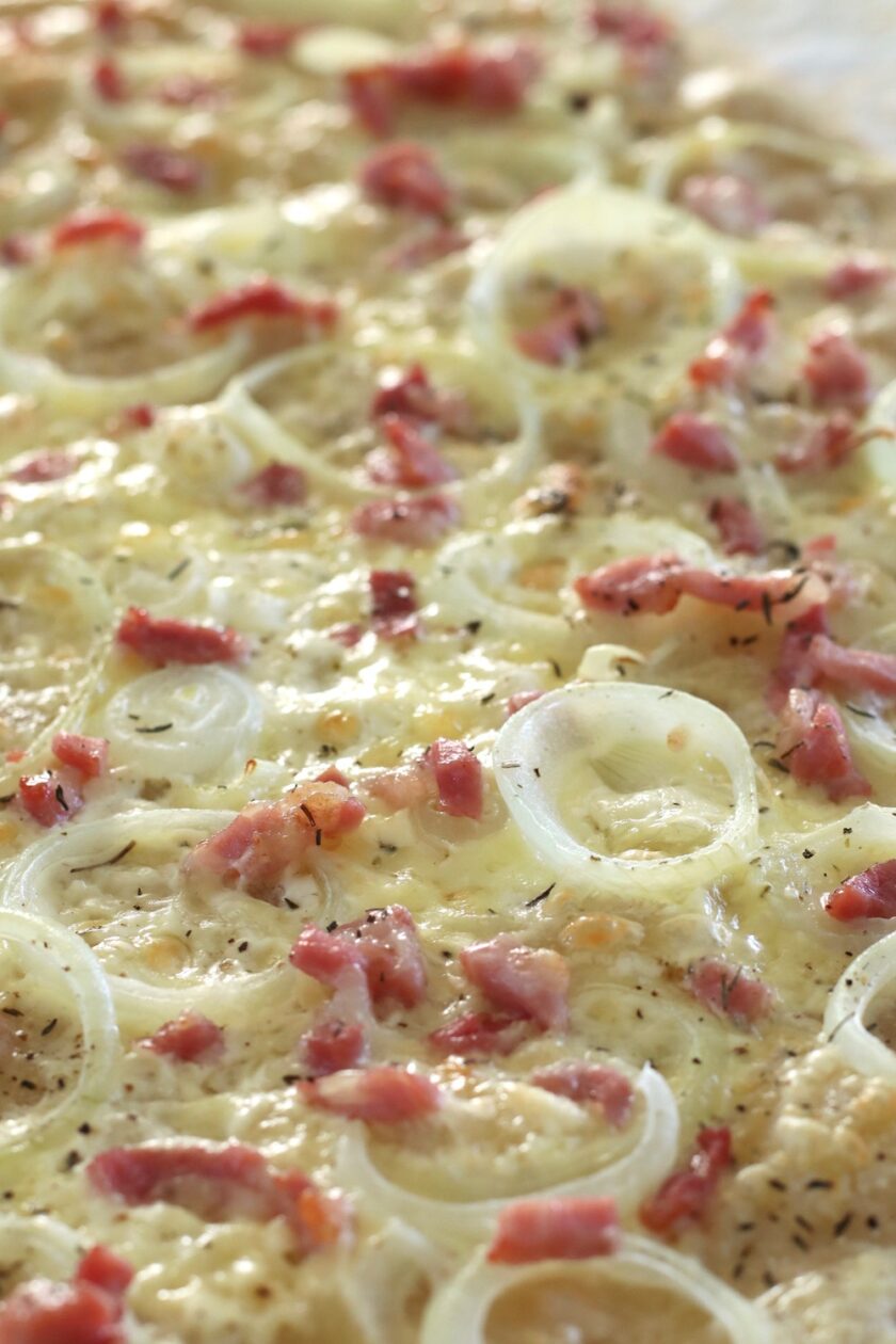 Tarte flambee flammkuchen Bagvrk.dk
