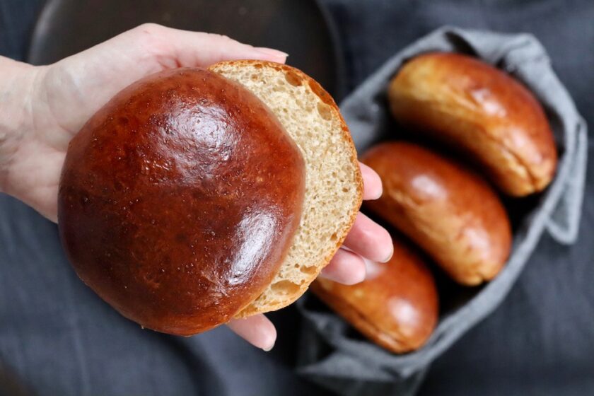 Brioche med gær top udvalgt Bagvrk.dk